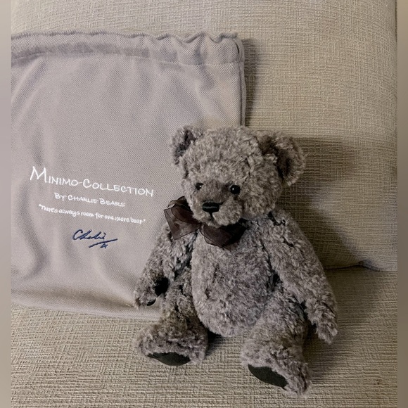 Charlie Bear CB171777B retired 10” with cloth bag. - Picture 2 of 6